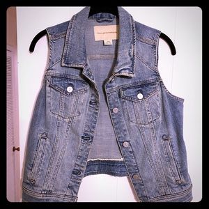 Pilcro and the Letterpress Denim Vest